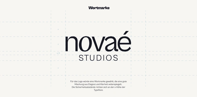 Logo. Sans Serif Schriftart mit einem kursiven 'o'. Mit Sicherheitsabständen